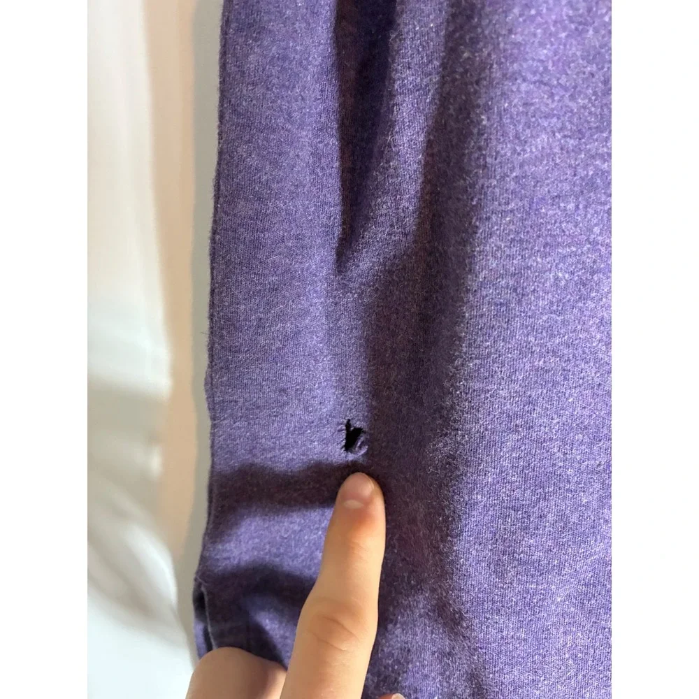 Polo Ralph Lauren Mens XL Custom Fit Purple Short Sleeve Polo Shirt Yellow Pony